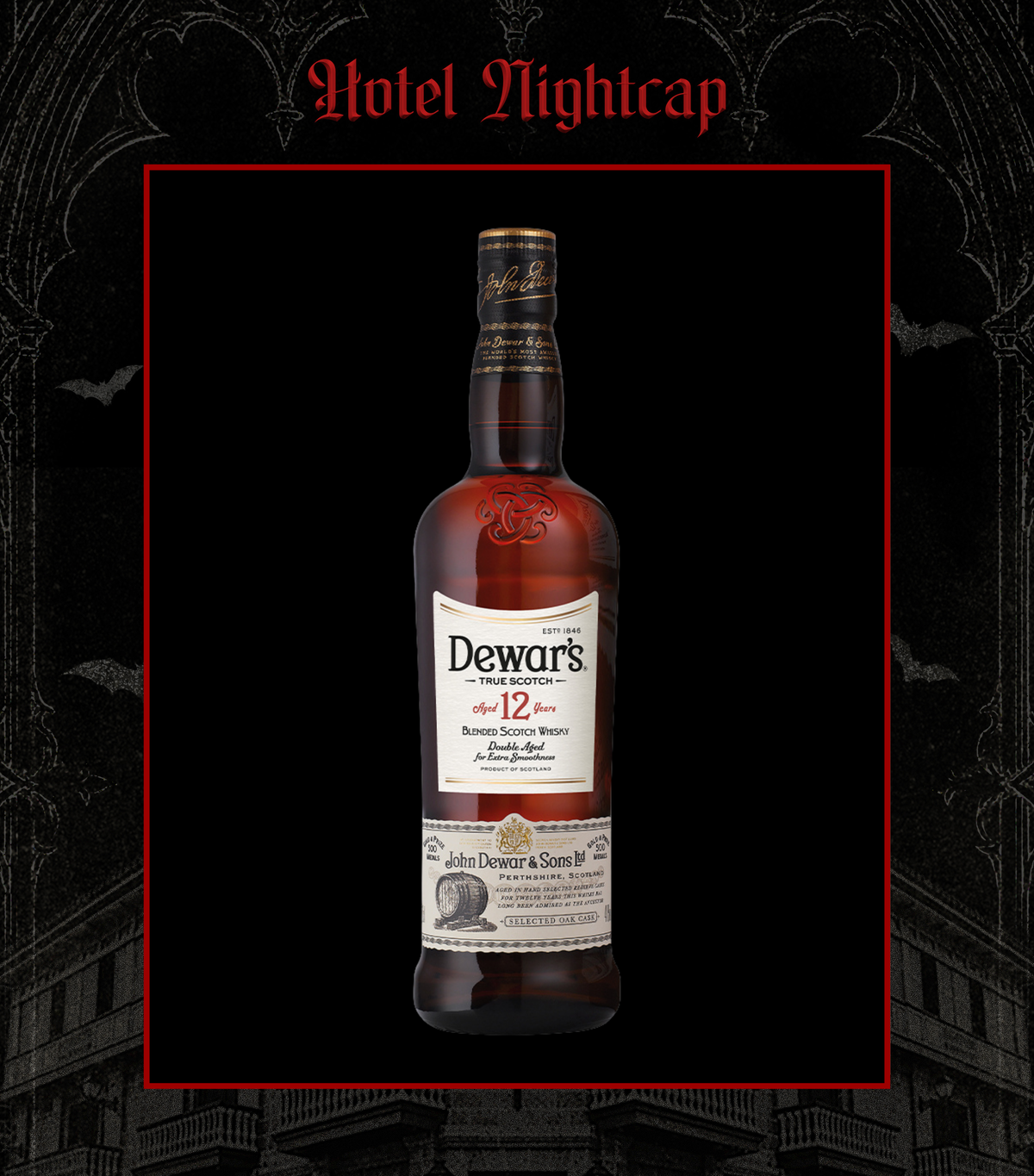Dewar's 12 Year Old Blended Scotch 750ml