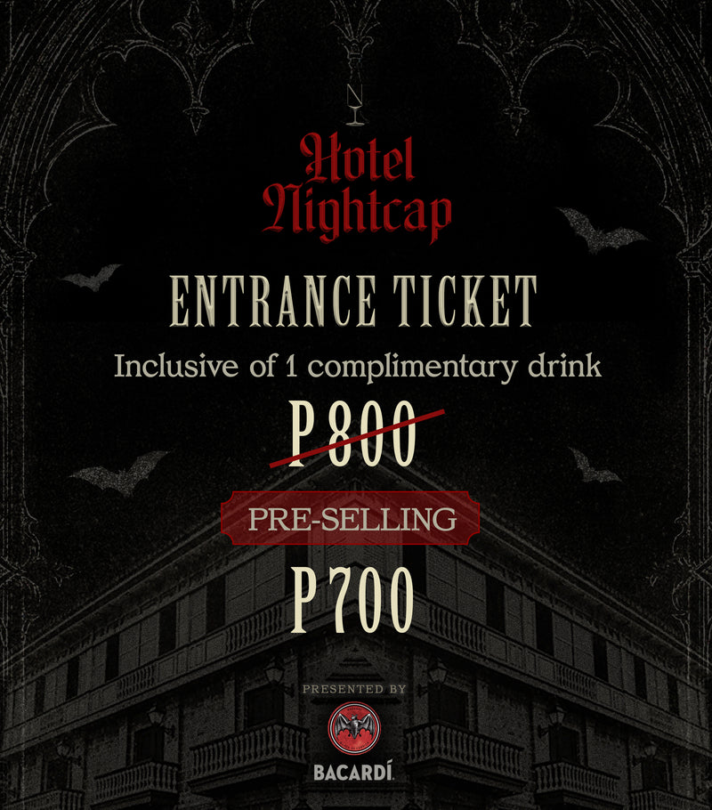 Hotel Nightcap - Entrance Ticket (with 1 complimentary cocktail)